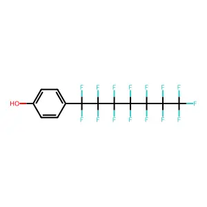 4-(Pentadecafluoroheptyl)phenol structure
