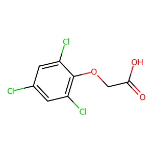 2,4,6-Trichlorophenoxyacetic acid structure