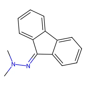 2-(9H-Fluoren-9-ylidene)-1,1-dimethylhydrazine structure