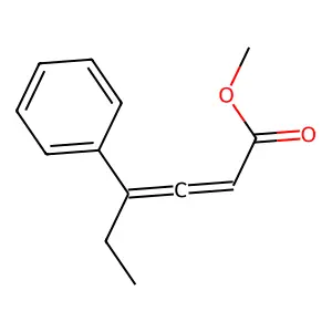 2,3-Hexadienoic acid, 4-phenyl-, methyl ester structure