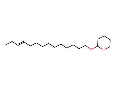 2-Tetradec-11-enoxyoxane structure
