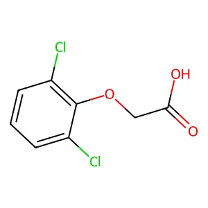 2,6-Dichlorophenoxyacetic acid structure