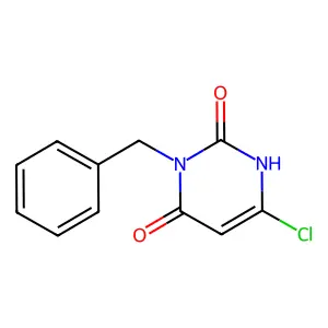 3-benzyl-6-chloro-1H-pyrimidine-2,4-dione structure