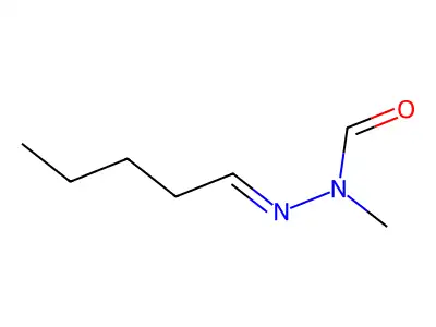 N-甲基-N-(亚戊基氨基)甲酰胺 structure