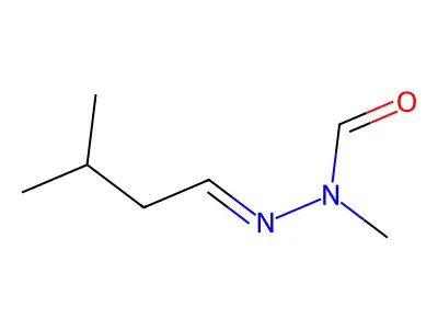 N-甲基-N-(3-甲基亚丁基氨基)甲酰胺 structure