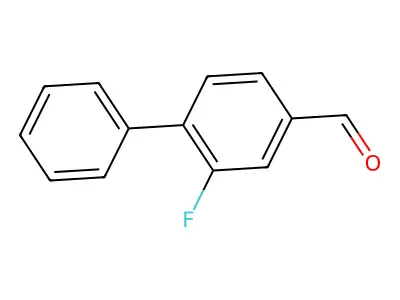 2-Fluorobiphenyl-4-carboxaldehyde structure