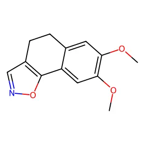 7,8-Dimethoxy-4,5-dihydrobenzo[g][1,2]benzoxazole structure