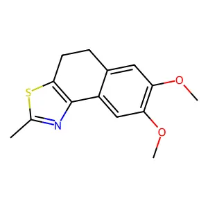 7,8-Dimethoxy-2-methyl-4,5-dihydronaphtho[1,2-d][1,3]thiazole structure