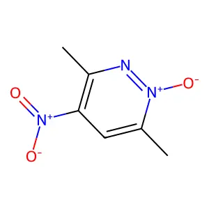 3,6-二甲基-4-硝基哒嗪1-氧化物 structure