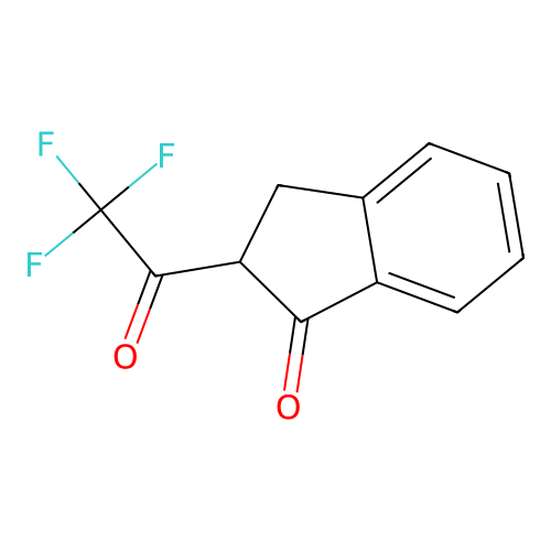 2-(Trifluoroacetyl)indan-1-one structure