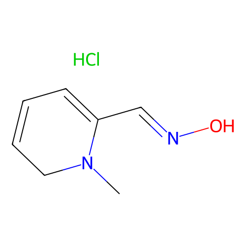 Picolinaldehyde, 1,6-dihydro-1-methyl-, oxime, hydrochloride structure