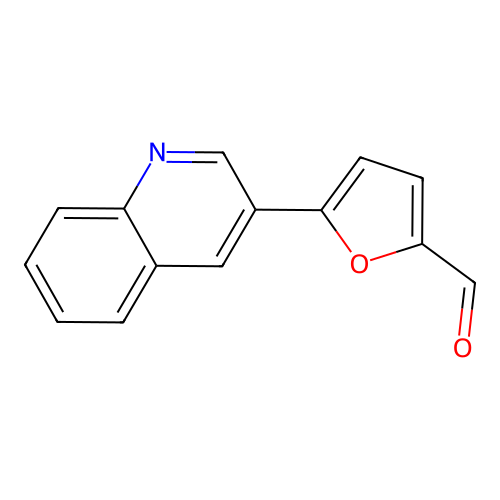 5-(3-Quinolinyl)-2-furaldehyde structure