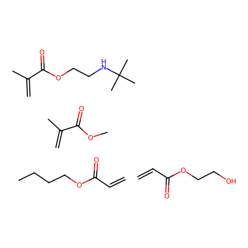(C10-H19-N-O2.C7-H12-O2.C5-H8-O3.C5-H8-O2)x- structure