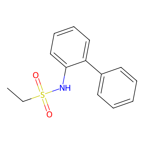 N-(2-phenylphenyl)ethanesulfonamide structure