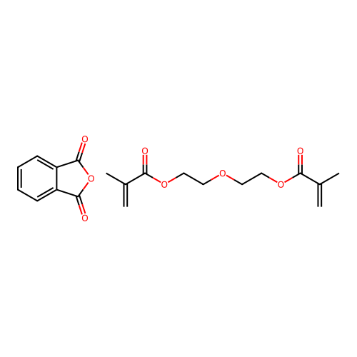 Oxydi(ethane-2,1-diyl) bis(2-methylprop-2-enoate)--2-benzofuran-1,3-dione (1/1) structure