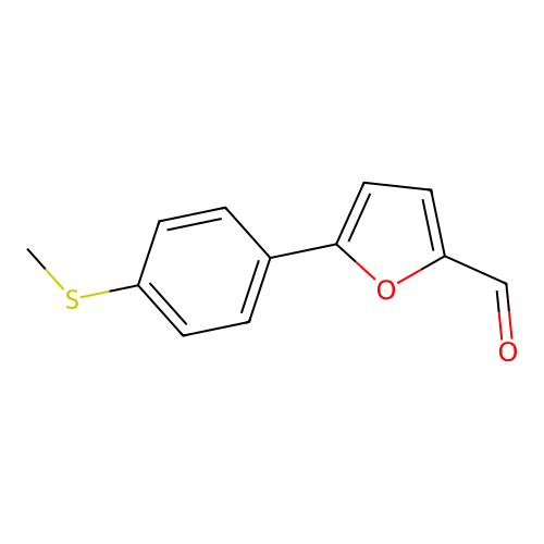 5-(4-Methylsulfanylphenyl)furan-2-carbaldehyde structure