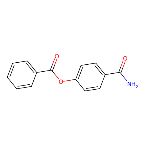 Benzamide, 4-(benzoyloxy)- structure