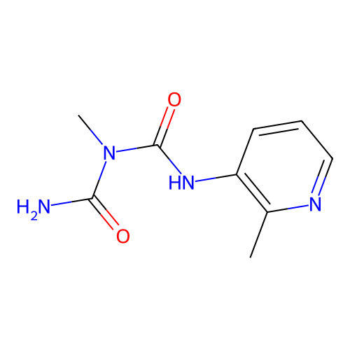 N-Methyl-N-(2-methylpyridin-3-yl)triimidodicarbonic acid structure