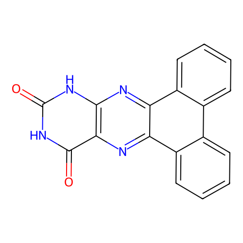 10H-phenanthro[9,10-g]pteridine-11,13-dione structure