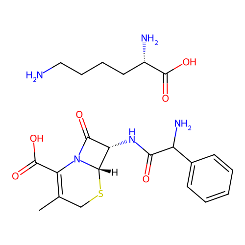 Lysine cephalexin structure