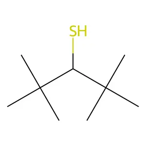 3-Pentanethiol-2,2,4,4-tetramethyl- structure
