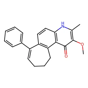 4,9,10,11-Tetrahydro-2-methoxy-3-methyl-7-phenyl-1H-cyclohepta(f)quinolin-1-one structure