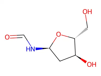 2-Deoxyribosylformylamine structure