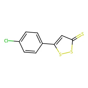 5-(4-氯苯基)-3H-1,2-二硫杂环戊烯-3-硫酮 structure