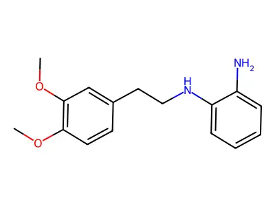 N1-(3,4-dimethoxyphenethyl)benzene-1,2-diamine structure