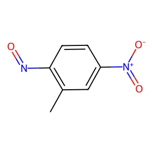 Benzene, 2-methyl-4-nitro-1-nitroso- structure