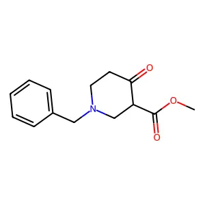 Methyl 1-benzyl-4-oxo-3-piperidinecarboxylate structure