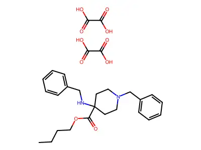 Dioxalate de benzyl-1 (benzyl-amino-4) isonipecotate de n-butyle [French] structure