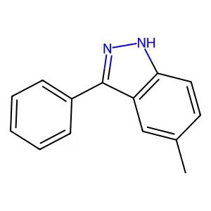 5-Methyl-3-phenyl-1H-indazole structure