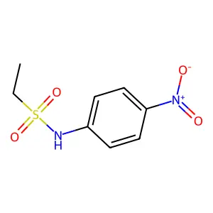 Ethanesulfonamide, N-(4-nitrophenyl)- structure
