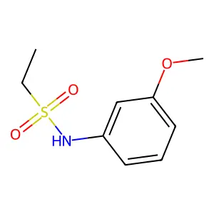 N-(3-methoxyphenyl)ethanesulfonamide structure