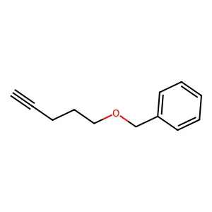 ((Pent-4-yn-1-yloxy)methyl)benzene structure