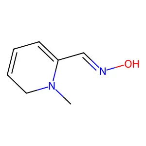 1,6-Dihydro-1-methyl-2-pyridinecarboxaldehyde oxime structure