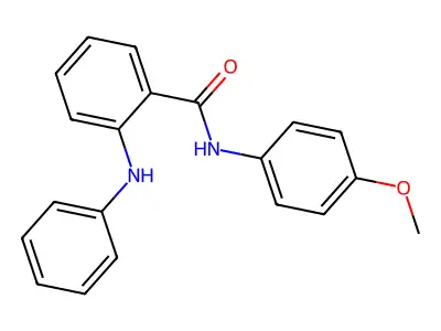 N-(4-methoxyphenyl)-2-(phenylamino)benzamide structure