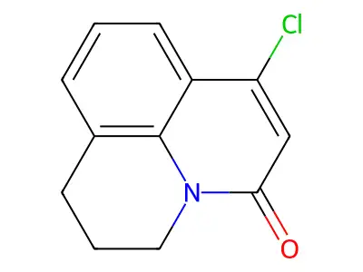 7-chloro-2,3-dihydro-1H,5H-pyrido[3,2,1-ij]quinolin-5-one structure
