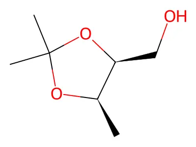 [(4r,5s)-2,2,5-Trimethyl-1,3-dioxolan-4-yl]methanol structure