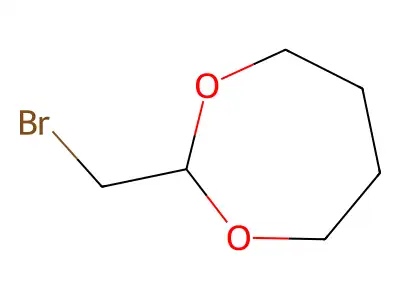 2-(Bromomethyl)-1,3-dioxepane structure