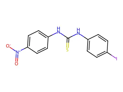 1-(4-Iodophenyl)-3-(4-nitrophenyl)thiourea structure