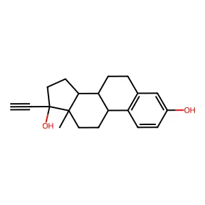 炔雌醇 structure