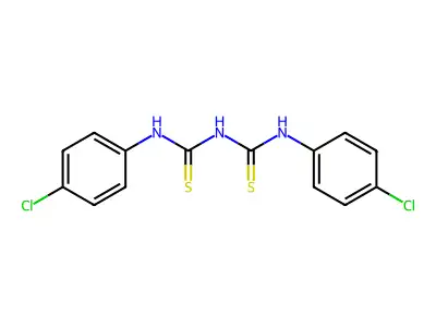 Thioimidodicarbonic diamide, N,N'-bis(4-chlorophenyl)- structure