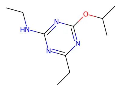 1,3,5-Triazin-2-amine, N,4-diethyl-6-(1-methylethoxy)- structure