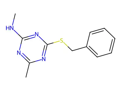 4-(Ethylsulfanyl)-6-Methyl-1,3,5-Triazin-2-Amine structure