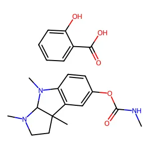 (-)-Physostigmine salicylate structure