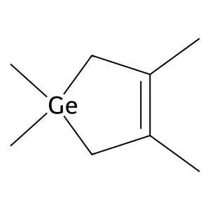 1,1,3,4-Tetramethyl-2,5-dihydro-1H-germole structure