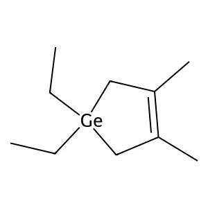 1,1-Diethyl-3,4-dimethyl-2,5-dihydro-1H-germole structure