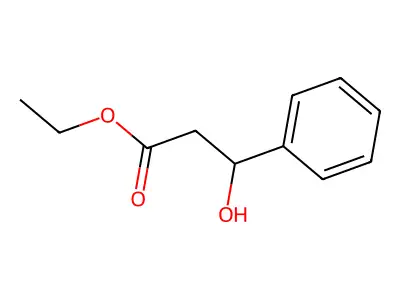 Ethyl 3-phenylhydracrylate, (+-)- structure
